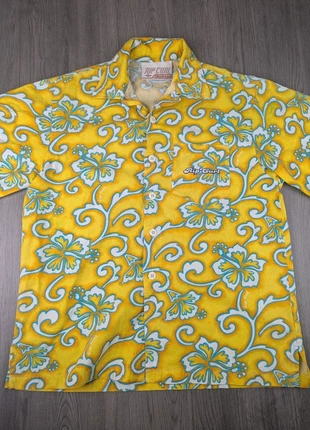 Chemise hawaïenne Rip Curl jaune XL, marca: Rip Curl, estado: Muito bom, tamanho: XL, €15.00, €16.45 inclui Proteção do Comprador