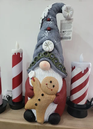 Decorazione gnomo natalizio ceramica 51 cm, marque: Home Collection, état: Neuf sans étiquette, 17,90 €, 19,50 € Protection acheteurs incluse