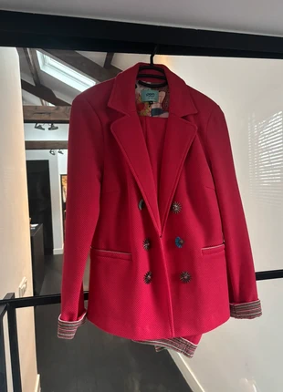 Roze broekpak van POM Amsterdam, merk: POM Amsterdam, staat: Heel goed, maat: M / 38 / 10, € 40,00, € 42,70 inclusief Kopersbescherming