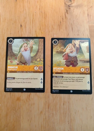 Lot de 2 cartes nains de blanche neige lorcan, marca: Ravensburger, estado: Como nuevo, 1,00 €, 1,75 € Protección al comprador incluida