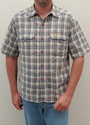 Chemise à carreaux manches courtes rip curl taille M très bonne état, marke: Rip Curl, zustand: Sehr gut, größe: M, 15,00 €, 16,45 € inklusive Vinted-Käuferschutz