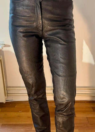 Vintage leren broek, marca: Vintage Dressing, estado: Satisfactorio, tamaño: XS / 34 / 6, 30,00 €, 32,20 € Protección al comprador incluida