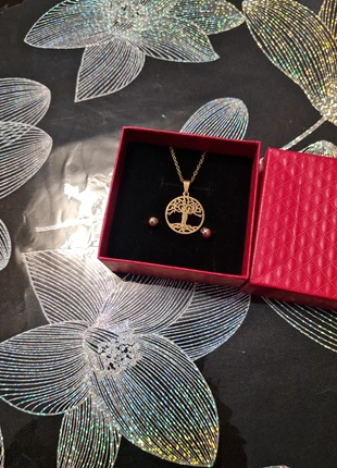 Parure bijoux 3pieces arbres de vie, marca: Fantaisie, estado: Muy bueno, 4,00 €, 4,90 € Protección al comprador incluida