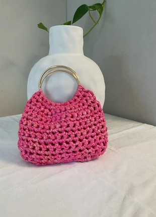 👛Borsina rosa Big Babol, marca: fatto a mano, estado: Muito bom, €30.00, €32.20 inclui Proteção do Comprador