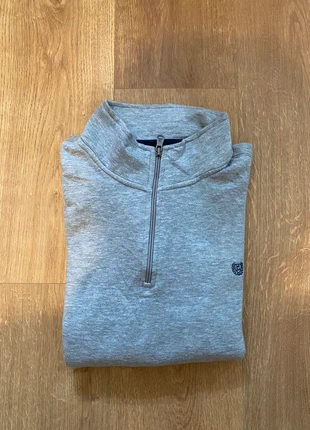Half Zip Gris - Chaps - XXL, marque: CHAPS, état: Très bon état, taille: XXL, 26,00 €, 28,00 € Protection acheteurs incluse