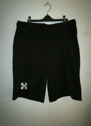 New vintage Black cotton shorts X-WORLD bold graphic print drip futuristic 💯, brand: x world, condizioni: Nuovo senza cartellino, taglia: XXL, €9.99, €11.19 include la Protezione acquisti