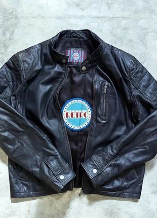 Veste En Cuir Véritable Noire Vintage Coupe Boxy Taille L, merk: Vintage Dressing, staat: Heel goed, maat: L, € 45,00, € 47,95 inclusief Kopersbescherming