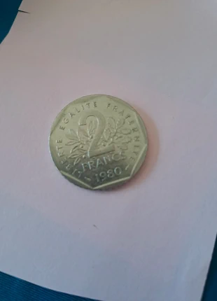 Piece monnaie 2 franc 1980, état: Très bon état, 5,00 €, 5,95 € Protection acheteurs incluse