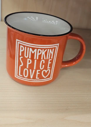 Taza de cerámica otoñal "pumpkin Spice Love", merk: sin marca, staat: Nieuw met prijskaartje, € 7,00, € 8,05 inclusief Kopersbescherming