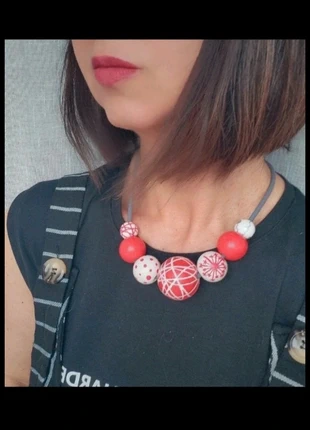 Collana girocollo in legno, marke: Made In Italy, zustand: Neu, 12,00 €, 13,30 € inklusive Vinted-Käuferschutz