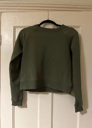 Cropped Khaki Jumper, brand: H&M, condition: Very good, size: S / 8, £4.00, £4.90 includes Buyer Protection