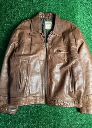 Vintage Spitfire Aviator Real Leather jacket distressed faded brown vissuta vera pelle pilot, marca: Spitfire, estado: Muito bom, tamanho: XL, €69.99, €74.19 inclui Proteção do Comprador