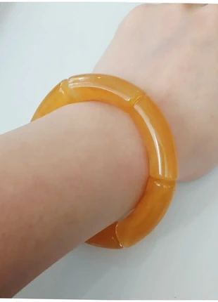 Bracelet tube miel ambré tendance rétro vintage, brand: Vintage Dressing, condition: Very good, €2.90, €3.75 includes Buyer Protection Pro