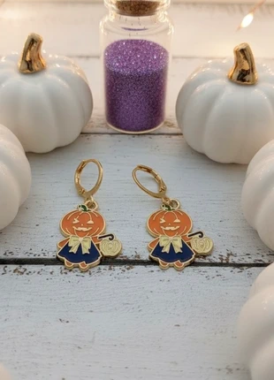 🎃 Boucles d’oreilles citrouilles fille d’Halloween, brand: sans marque, condizioni: Nuovo con cartellino, €4.00, €4.90 include la Protezione acquisti
