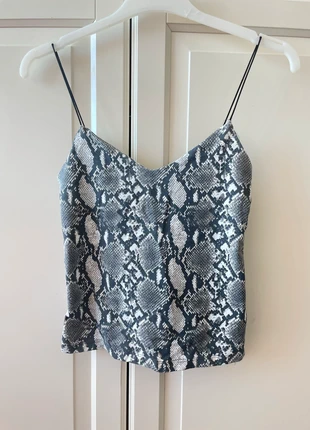 Bershka Snake Print Tank Top, marca: Bershka, estado: Muy bueno, tamaño: S / 36 / 8, 6,50 €, 7,53 € Protección al comprador incluida