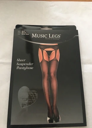 Collant effet porte jarretelle, marca: Music Legs, estado: Nuevo con etiquetas, tamaño: Talla única, 14,50 €, 15,93 € Protección al comprador Pro incluida