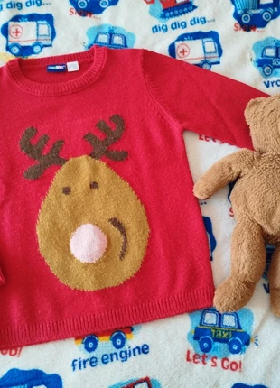 Camisola de Natal 4/6 anos, Lupilu, marca: Lupilu, estado: Bom, tamanho: 5 anos / 110 cm, €3.50, €4.38 inclui Proteção do Comprador