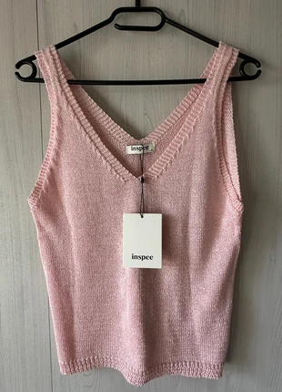 Débardeur en maille à col V - Inspee, marque: inspee, état: Neuf avec étiquette, taille: XL / 42 / 14, 10,00 €, 11,20 € Protection acheteurs incluse