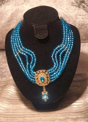 Parure ras de cou bleu, brand: RAS, condition: Very good, €7.00, €8.05 includes Buyer Protection