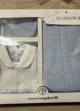 Set nascita bimbo 0/1 mesi nazzareno gabrieli, marca: Nazareno Gabrielli, estado: Novo com etiquetas, tamanho: 1-3 meses / 56 cm, €20.00, €21.70 inclui Proteção do Comprador