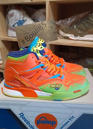 Sneakers Reebok Pump Omni Zone 2 x Nerf "Light Jammer" (2021) / 43 Eur., marque: Reebok, état: Très bon état, taille: 43, 189,00 €, 199,15 € Protection acheteurs (Pro) incluse