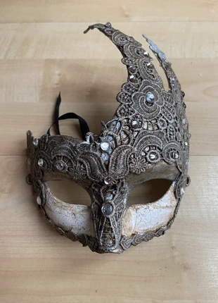 Silver Crystal Lace Venetian Masquerade Mask Mardi Gras Ball Party, brand: Masquerade, condition: Very good, size: One size, £15.00, £16.45 includes Buyer Protection