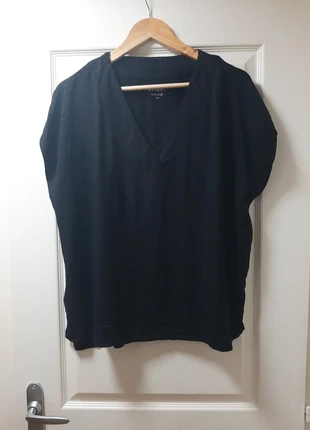 Blouse manche courte camaieu/ noir / bi matière/ taille XXL / très bon état, marque: Camaïeu, état: Très bon état, taille: XXL / 44 / 16, 3,00 €, 3,85 € Protection acheteurs incluse