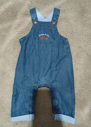 Salopette doublé jeans #6mois #Cadet Rouselle, marque: Cadet Rousselle, état: Très bon état, taille: 6-9 mois / 68 cm, 2,00 €, 2,80 € Protection acheteurs incluse