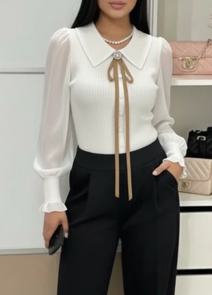 Pull élégant col V - Blanc - Taille M, marque: Kairos, état: Très bon état, taille: M / 38 / 10, 35,99 €, 38,49 € Protection acheteurs incluse