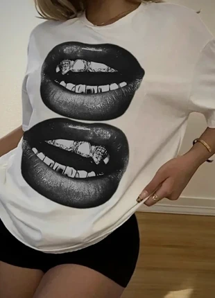 T shirt décontracté vintage y2k blanc - taille S, marke: Paris Mode, zustand: Sehr gut, größe: S / 36 / 8, 21,00 €, 22,75 € inklusive Vinted-Käuferschutz