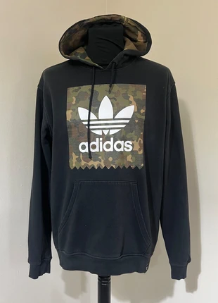 Adidas Camo Trefoil Hoodie - Black - Size medium, brand: adidas, condition: Very good, size: M, £10.00, £11.20 includes Buyer Protection