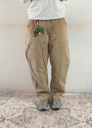 Pants Workwear Dickies style / Beige / Vintage Oversized 90s Fit (W38 x FR48), merk: Dickies, staat: Heel goed, maat: W38 | FR 48, € 30,90, € 33,15 inclusief Kopersbescherming