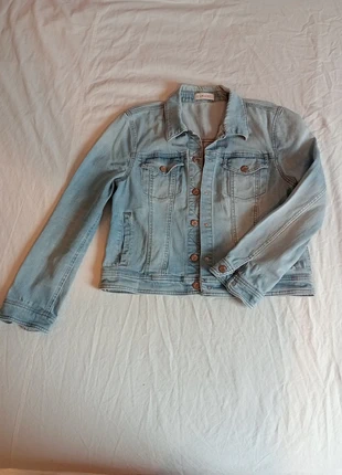 Veste en jean, merk: Camaïeu, staat: Goed, maat: XL / 42 / 14, € 2,00, € 2,80 inclusief Kopersbescherming