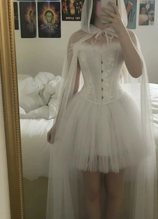 Robe Bustier Blanche Tulle Féérique – Princesse / Cosplay / Élégante / Soirée, marca: Atelier Ysée, estado: Muy bueno, tamaño: M / 38 / 10, 79,99 €, 84,69 € Protección al comprador Pro incluida