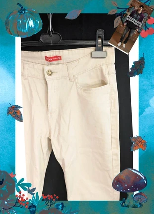 pantalon beige basique femme coupe 3/4 tissaia 40, brand: Tissaia, condizioni: Ottime, taglia: L / IT 44 / EU 40, €5.00, €5.95 include la Protezione acquisti