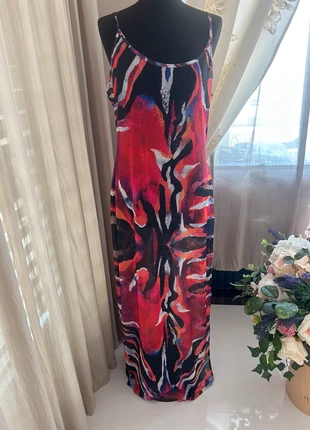 Abito Lungo Estivo Colorato / Robe Longue d'Été Colorée, état: Très bon état, taille: XL / 42 / 14, 10,00 €, 11,20 € Protection acheteurs incluse