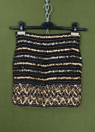 Zadig & Voltaire Paris Mini Skirt Black Gold Sequins Size 2, marque: Zadig & Voltaire, état: Très bon état, taille: S / 36 / 8, 30,00 €, 32,20 € Protection acheteurs incluse