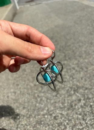 Boucles d’oreilles Agatha Paris pendantes argent avec pierre bleue, brand: Agatha, condition: Very good, €30.00, €32.20 includes Buyer Protection Pro