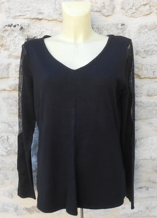 Pull noir fin Grain de malice taille 40, marca: Grain de Malice, estado: Muy bueno, tamaño: L / 40 / 12, 4,00 €, 4,90 € Protección al comprador incluida