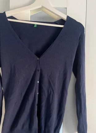 cardigan/giacchetta blu scuro di united colors of benetton, marque: United Colors of Benetton, état: Neuf sans étiquette, taille: M / 38 / 10, 8,00 €, 9,10 € Protection acheteurs incluse