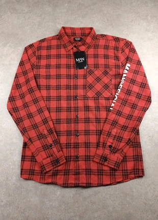 Chemise en flanelle à carreaux rouge/noir vintage bûcheron taille M homme, brand: Vintage Dressing, condition: Very good, size: M, €10.00, €11.20 includes Buyer Protection Pro