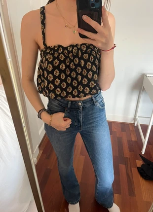 Zara zwarte crop top, merk: Zara, staat: Heel goed, maat: S / 36 / 8, € 12,50, € 13,83 inclusief Kopersbescherming