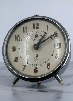 Réveil Vintage JAZ Chromé Fabriqué en France, brand: Jaz, condition: Good, €10.00, €11.20 includes Buyer Protection