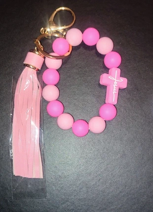 Porte clés rose girly croix chrétienne, estado: Novo sem etiquetas, €5.00, €5.95 inclui Proteção do Comprador