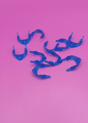 Lot de 10 Minifigure, Visor Pointed trans dark blue (référence : 22393), brand: LEGO, condition: Very good, size: One size, €3.49, €4.36 includes Buyer Protection Pro