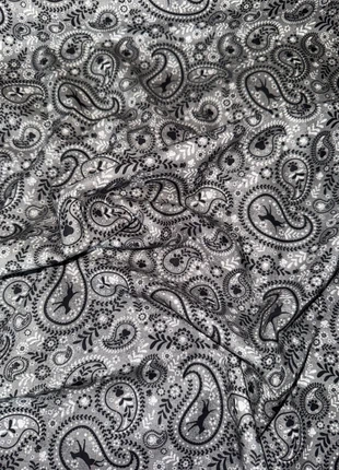 3 mtrs silver paisley print cotton fabric by Jo-Ann, brand: Jo-Ann, condition: New without tags, size: Other, £22.00, £23.80 includes Buyer Protection