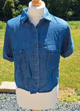 Cheme manches courtes jean, brand: Zara Basic, condition: Good, size: S / 36 / 8, €3.00, €3.85 includes Buyer Protection