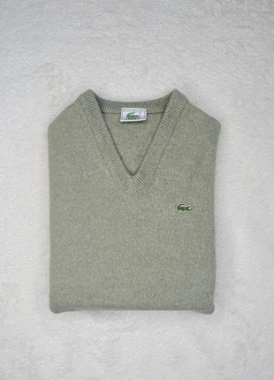 Pull col V Lacoste femme vert 100% laine taille S très bon état, brand: Lacoste, condition: Very good, size: S / 36 / 8, 40.00 €, 42.70 € includes Buyer Protection