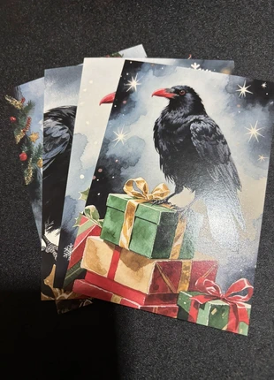 4 Ltd Edt Raven Christmas Postcards, condition: New without tags, £2.00, £2.80 includes Buyer Protection Pro