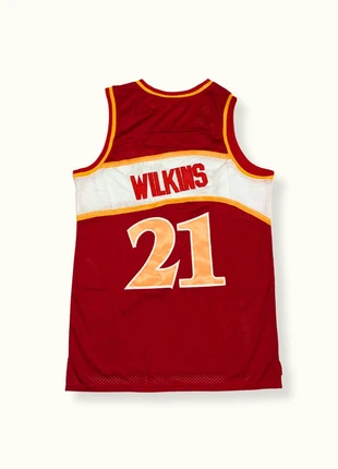 Jersey Atlanta Hawks NBA Retro | #21 Wilkins | Size "L", merk: Hardwood Classics, staat: Nieuw met prijskaartje, maat: L, € 38,00, € 40,60 inclusief Kopersbescherming